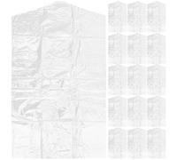 TOPBATHY 50 Pezzi Sacchetti Trasparenti Per Vestiti, Copriabiti Antipolvere Monouso, Buste Per Abbigliamento in Plastica, 60x100 Cm, Per Casa