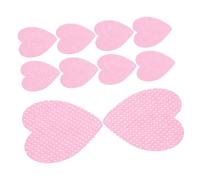 TOPBATHY 50 Pezzi Salviette Pulizia Colla Forma di Cuore Rosa per Pitture Diamante Panno Multiuso per Rimozione Rapida Residui Colla e Strumenti DIY con Scatola Compatta per Facile