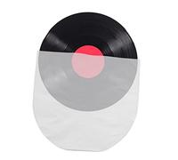 TOPBATHY 50pezzi Custodie per Dischi in Vinile Protezione Trasparente Sacchetti per Dischi 33 Giri Contenitore in Vinile Senza Linguette