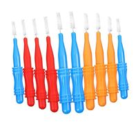 TOPBATHY 50pezzi Spazzole Dentarie Interdentali Denti Scovolini Comodi Portatili Compatto Forniture Odontoiatriche Da Viaggio Spazzolini Piccoli Per Esterno