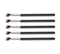 TOPBATHY 5pezzi Pennello Applicatore Piatto per Correttore Occhi Mini Pennelli Angolati per Contorno e Sfumatura Morbido Materiale in Sintetica