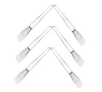 TOPBATHY 6 pezzi Pennelli Viso per Maschere Facciali con Manico Trasparente in Cristallo Professionale per Applicazione Uniforme Trattamenti Skincare per Donna