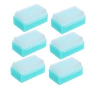 TOPBATHY 6 pezzi Spazzole Sensoriali Morbide per Pennelli Terapia Sensoriale con Setole Flessibili Spugna Bagnetto Delicata per Massaggio e Stimolazione della Pelle