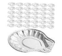 TOPBATHY 60 Pezzi Vassoio per Grigliate di Ostriche in Alluminio | Conchiglia Realistica, Resistente alle Alte Temperature, Conduzione Rapida del Calore, per Pesce e Crostacei