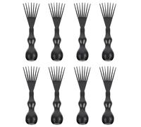 TOPBATHY 8 Pezzi Detergente per Spazzole e Pettini per Chioma, Rastrello Rimuovi Chioma, Strumento Leggero per Pulizia Profonda di Spazzole, per Uso Quotidiano e Viaggi