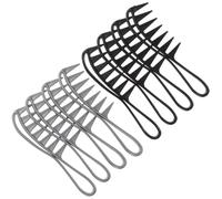 TOPBATHY 8 pezzi Pettini Districanti Denti Larghi per Capelli Ricci e Lisci Antistatici per Capelli Bagnati e Asciutti Pettine Styling Ergonomico per Uomo Donna