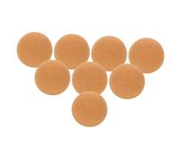TOPBATHY 8 pezzi Tappi in Sughero Naturale Sferici Tappi in Legno Artigianali Lucidati Ermetico per Bottiglie Decanter Caraffe e Flaconi Laboratorio Riutilizzabili e Resistenti