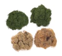 TOPBATHY 80 G di Erba Artificiale Statica per Modellismo Ferroviario Ciuffi di Erba Finta Verde per Diorami Paesaggistici e delle Fate in Miniatura Forniture per Scenari Ferroviari e