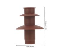 TOPBATHY Accessori per macchine da fontana Albero a spirale distributore cioccolato parte sostituzione della fontana al cioccolato asta a spirale fonduta plastica Marrone chiaro