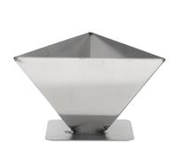 TOPBATHY Acciaio Stampo 13x13x8,5 in Triangolare di Inox Cm Polpette Riso | Preparare Riso-pudding, Risparmia e Fatica, Stile Assortito, Finitura Argento, Uso Domestico Stili multipli