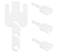 TOPBATHY Adattatore Tenditore Filato 4 Pezzi per Macchine per Maglieria Addi King Express Accessori di Ricambio con Regolazione Tensione Precisa per Lavoro a Maglia Efficiente e