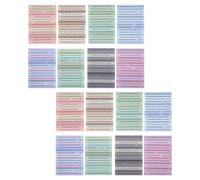 TOPBATHY Adesivi Versetti Biblici Autoadesivi 16 Pezzi, Decorazioni per Diario Biblico e Scrapbooking, Adesivi Cristiani Ispiratori per Planner e Studi Religiosi