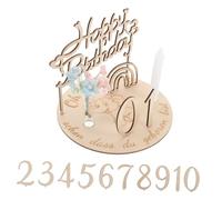 TOPBATHY Annuncio Nascita 1 Set Di Decorazioni Per Culla Con Cartello Per Il Primo Compleanno Per Bambine