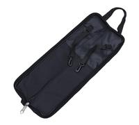 TOPBATHY Borsa Porta Bacchette per Conservare Bacchette 5a Nera per Batteria in Pvc Doppio Gancio e Maniglia Comoda Durante le Prove e Lezioni