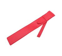 TOPBATHY Borsa Portatile per Bacchette Batteria in Pelle Sintetica Rossa Custodia da Appendere Leggera e Compatta per Percussioni Organizer da Viaggio per Batteristi