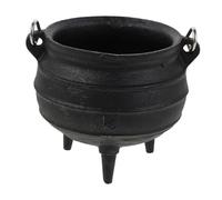 TOPBATHY Calderone in Ghisa Piccolo con Tripode e Bruciatore Cera Aromaterapia e Decorazione Casa e Portatile