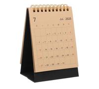 TOPBATHY Calendario da Tavolo con Rilegatura Doppio Anello Planner Mensile in Carta Resistente per Ufficio Casa Scuola Design Compatto e Facile da Sfogliare con Spazio per Note Dettagliate