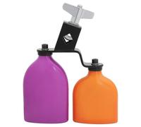 TOPBATHY Campanaccio a Tono Alto e Basso Supporto Regolabile Accessorio per Batteria e Strumenti a Percussione Piccolo e Leggero Adatto per e Uso Portatile