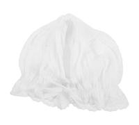 TOPBATHY Cappello da Sole Estivo per Bambina Pizzo Bianco, Cotone Traspirante e Cordino Antivento, per Festa Estiva e Protezione dal Sole