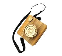 TOPBATHY Carillon in Legno Melodia la Città Sospesa, Carillon Musicale Vintage a Forma di Macchina Fotografica retrò, Decorazione da Scrivania per Casa e Regalo per Occasioni Speciali