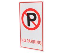 TOPBATHY cartelli di divieto di sosta non nessun cartello di parcheggio segni nessun di sicurezza per il parcheggio insegne creative personalizzate per auto