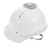 TOPBATHY Casco Sicurezza Ventilato Con Ventola Integrata e Ricarica Usb Design Per Comfort e Raffreddamento Protezione Solare Per Miglioramento Casa e Attività Outdoor Estive