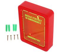 TOPBATHY Cassetta Portachiavi di Emergenza Resistente alle Intemperie per Porte e Finestre, Scatola Porta Chiavi da Parete con Serratura, Armadietto Sicurezza per Estintori e Stile Casuale