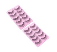 TOPBATHY Ciglia Decorative in Fibra Artificiale Diamanti per Festa Nere Perfezionano lo Sguardo e Aggiungono Dettagli Glamour al Trucco