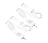 TOPBATHY Cinghie Centrali per Rete da Tennis Regolabili in Nylon Resistente alle Intemperie Set 2 Pezzi Fibbia per Allineamento Campo Accessorio Multisport per Tennis Pallavolo e