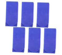 TOPBATHY Cinghie di Fissaggio per Sci e Snowboard in Nylon Resistente, Set da 6 Pezzi Colore Blu, Accessori per Trasporto Sicuro e Protezione Durante lo Spostamento, per Sport Invernali