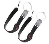 TOPBATHY Cintura Statica Antistatica per Auto Regolabile 2 Pezzi Cavo di Terra Auto per Guida Sicura Compatibile Diversi Modelli Automobilistici