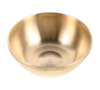 TOPBATHY Ciotola Decorativa in Rame Color Oro per Offerte Buddiste, Resistente all Ossidazione, Design Tibetano Artigianale, per Rituali Spirituali a Casa