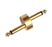 TOPBATHY Connettore Jack Maschio per Pedali Effetto Chitarra Adattatore Compatto in Metallo Antiruggine Collegamento Pedaliera con Riduzione Distanza Multiuso e Resistente per Cavi