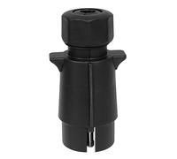 TOPBATHY Connettore Trailer Rotondo con Viti per Luci e Barca Kit Presa Plug Adattatore per Camper e Camion Montaggio