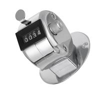 TOPBATHY Contatore Meccanico Manuale in Metallo Base Stabile Pulsante Numerico a 4 Cifre Dispositivo di Registrazione Compatto per Conteggio Persone Fitness e Statistica Flusso Utenti