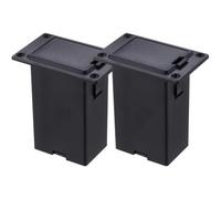 TOPBATHY Contenitore per Batteria da 9V per Pickup Chitarra e Basso Scatola Portabatterie Compatta e Leggera Set da 2 Pezzi Accessorio per Montaggio in Superficie per Uso Interno e