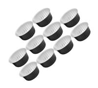TOPBATHY Contenitore per Perle di Cera Dura in Alluminio 80g Set da 10 Pezzi, Ciotola in Metallo per Sciogliere Cera Depilatoria, Accessori Spa Domestica per Ceretta e Rimozione