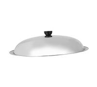 TOPBATHY Coperchio in Acciaio Inox Per Pentola Da Manico Ergonomico Resistente Agli Schizzi Per Cucinare Piatti Tradizionali o Zuppe Fuoco Lento Per Cucine Moderne