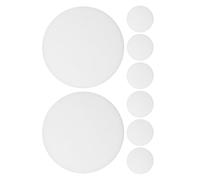 TOPBATHY Copertura Diffusore Paralume Antiabbagliante da 5 Pollici 8 Pezzi, Diffusore Luce LED Soffitto Rotondo, Coprilampada Resistente al Calore per Faretti Plafoniera Casa e Ufficio