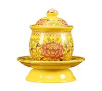 TOPBATHY Coppa del della ricchezza coppa buddista tazza da caffè contenitore dell'acqua conico porta acqua della sala buddista coppa dell'acqua santa per il tempio ceramica