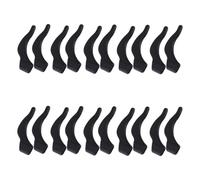TOPBATHY Copri Aste Antiscivolo in Silicone Nero per Occhiali e Occhiali da | Set Flessibile, Comfort Quotidiano, per Uso Attivo e Vestibilità Stabile
