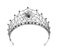 TOPBATHY Corona per Chioma da Sposa a Ragnatela in Lega, Stile Barocco | Sposa, Feste in Maschera e Halloween, Leggero e Confortevole, Accessorio Versatile dal Tocco Europeo