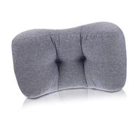 TOPBATHY Cuscino Lombare in Cotone per Ufficio e Auto, Supporto per Schienale Sedia Ergonomico Morbido e Traspirante, Allevia Affaticamento e Sostiene la Zona Lombare per Chi Resta Seduto