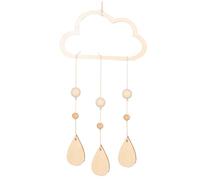TOPBATHY Decorazione A Forma Di Con Gocce Di Pioggia Pendente Da Parete in Legno Leggero E Sicuro Per La Decorazione Della Porta Della Camera Da Letto Della Cameretta Del Bambino