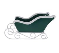 TOPBATHY Decorazione da scrivania a Forma di Slitta di Natale: Decorazione Vintage a Forma di Slitta di Natale - Mini Decorazione a Forma di Slitta di Babbo Natale per lavoretti Fai da Te -