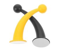 TOPBATHY Decorazioni per Casco Moto Antenne a Forma di Corna e Orecchie in Plastica, 2 Pezzi, Facile Installazione e Protezione Extra, Stile Carino