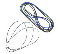 TOPBATHY Fasce Elastiche per Bidoni della Spazzatura 9 Pezzi, Cinghie Elastiche Resistenti Connettori in Acciaio Inox, Porta Sacco Multiuso per Uso Interno ed Esterno, per Cucina, Ufficio