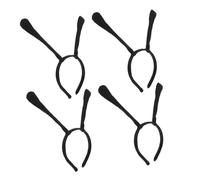 TOPBATHY Fascia per Chioma Ape per Ragazzo Ragazza 4 Pezzi Antenne Nero Robusto e Facile da Indossare per Feste a Tema e Carnevale Divertenti