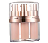 TOPBATHY Flacone Vuoto Skincare con Dispenser Pompa Push Down Bottiglia Liquido da Viaggio per Trucco e Rimozione Make Up Contenitore Portatile per Campioncini Cosmetici