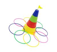 TOPBATHY Gioco Lancio Anelli per Genitori Gioco Interattivo Agilità per Interno ed Esterno Materiale Sicuro e Leggero per Allenamento e Divertimento Familiare Colore Casuale Colore Casuale